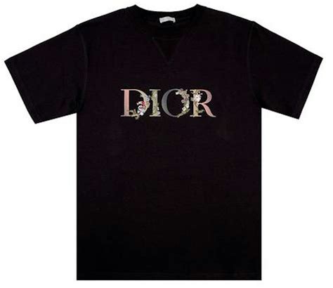 dior embroidered t shirt